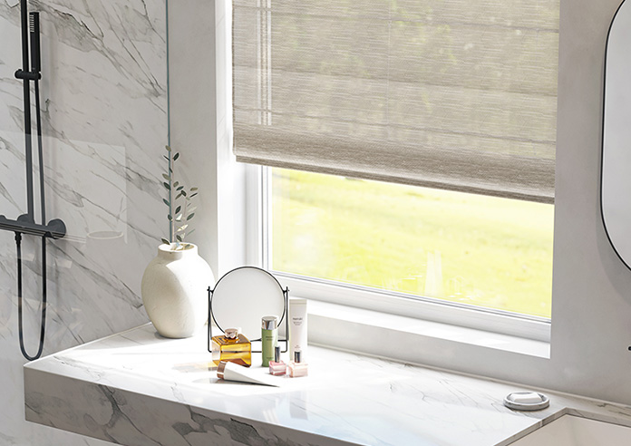 Tanami Voile, Grey Haze - Twist&Fit Roman Blind - Image 5